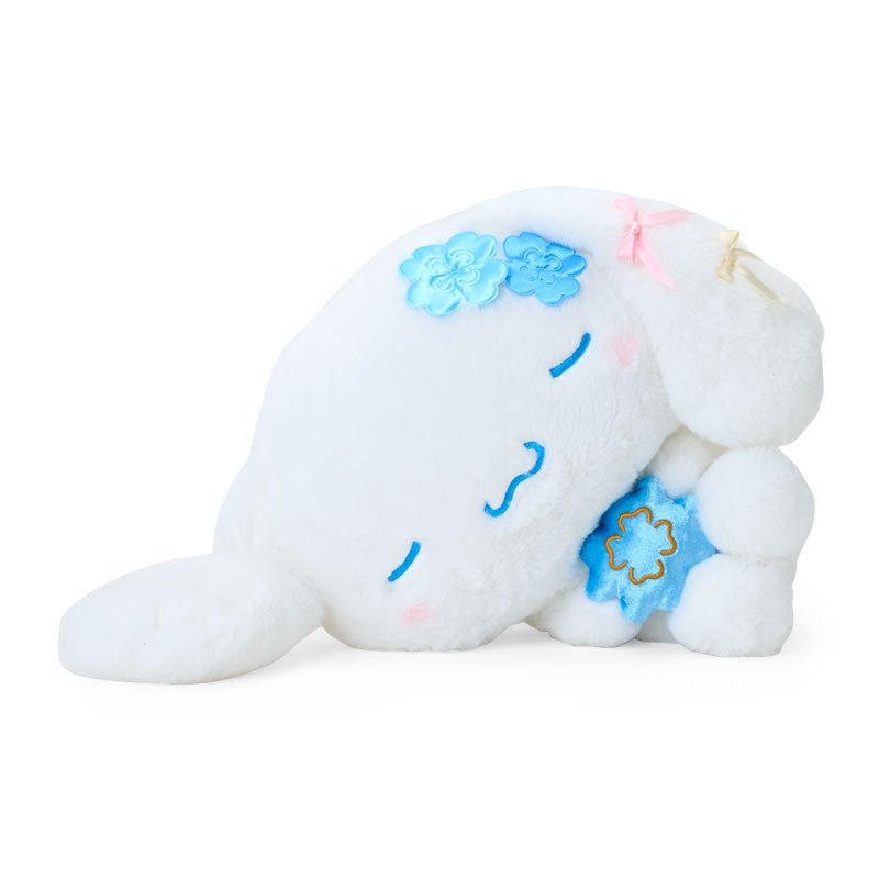 SANRIO | Cinnamoroll Hugging Plush Doll Plush Toy 400×210×260mm (Light Blue Clover)