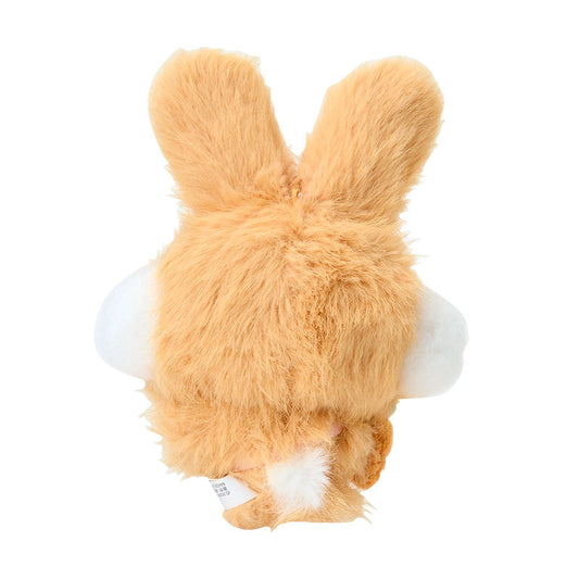 SANRIO | Cogimyun Plush Keychain Bag Charm Mascot 110x70x200mm (Puffy Ear Rabbit Club)