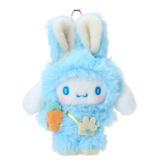 SANRIO | Cinnamoroll Plush Keychain Bag Charm Mascot 110x70x200mm (Puffy Ear Rabbit Club)