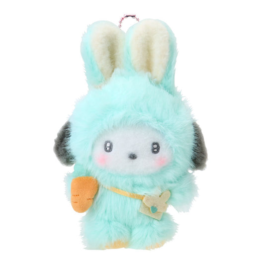 SANRIO | Pochacco Plush Keychain Bag Charm Mascot 110x70x200mm (Puffy Ear Rabbit Club)