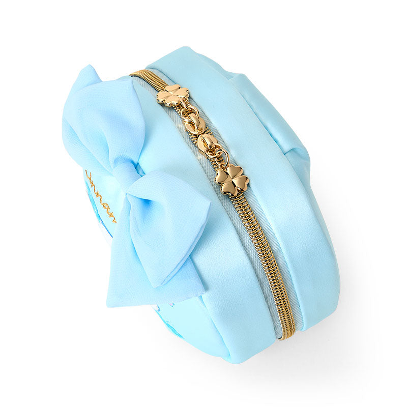 SANRIO | Cinnamoroll Pouch 150×65×110mm (Light Blue Clover)