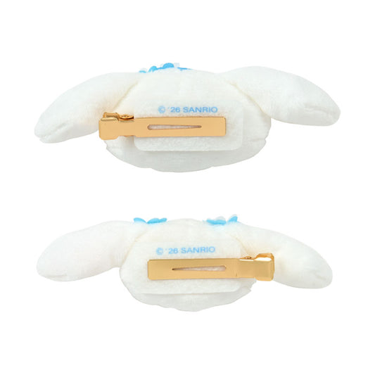 SANRIO | Cinnamoroll Hair Clip Set 110×30×40mm Each (Light Blue Clover)