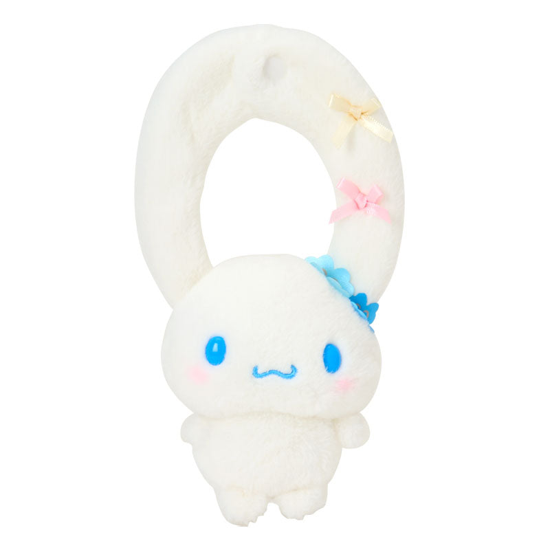 SANRIO | Cinnamoroll Plush Bag Charm 190×50×115mm (Light Blue Clover)