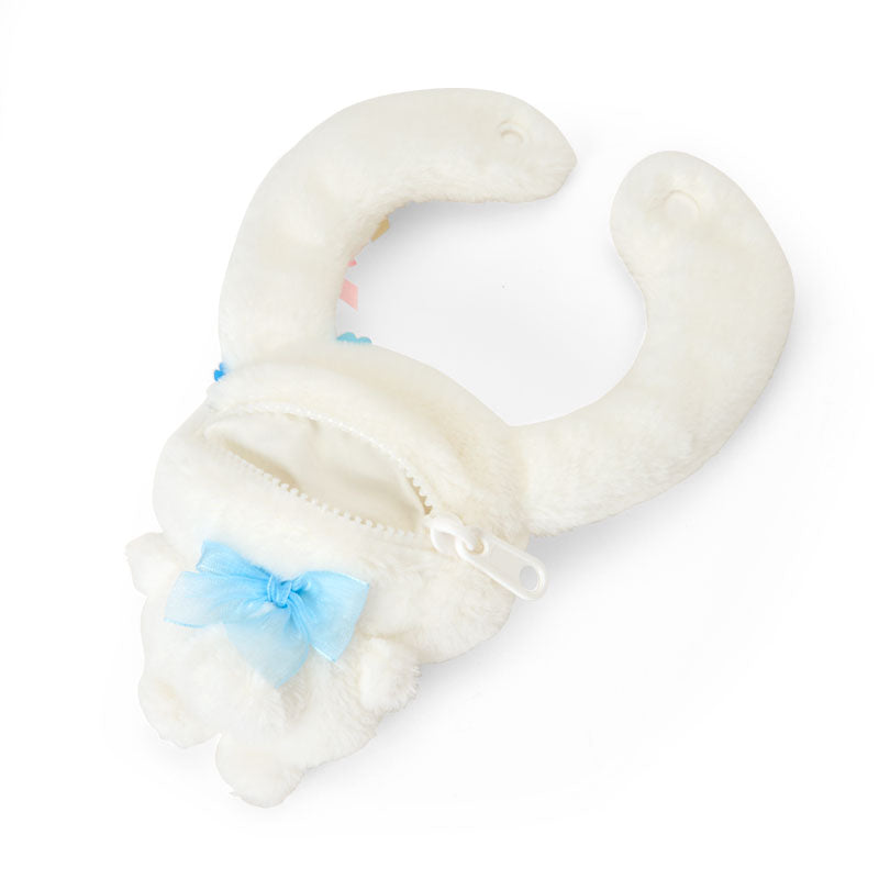 SANRIO | Cinnamoroll Plush Bag Charm 190×50×115mm (Light Blue Clover)