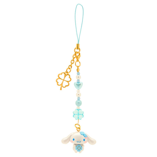 SANRIO | Cinnamoroll Strap 40×18×95mm (Light Blue Clover)