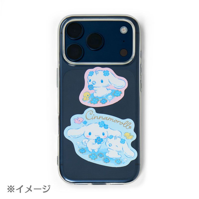 SANRIO | Cinnamoroll Sticker Set 110×4×130mm (Light Blue Clover)