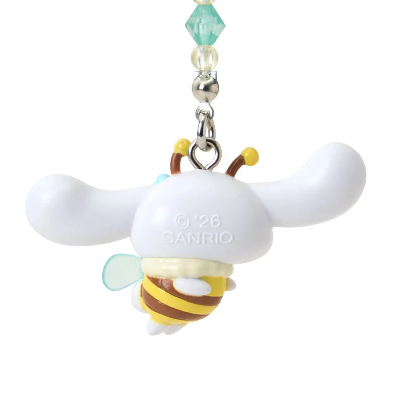 SANRIO | Cinnamoroll Keychain Charm 35×25×80mm (Flower Loving Little Bee)