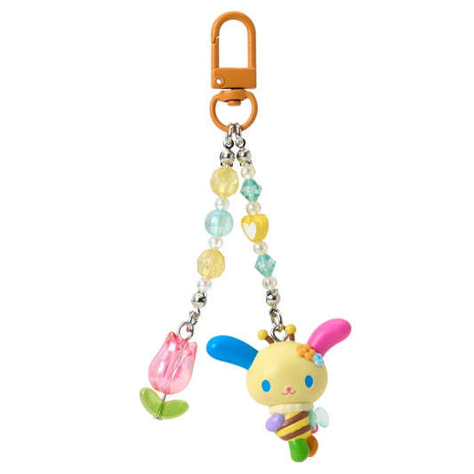 SANRIO | Usahana Keychain Charm 35×25×80mm (Flower Loving Little Bee)