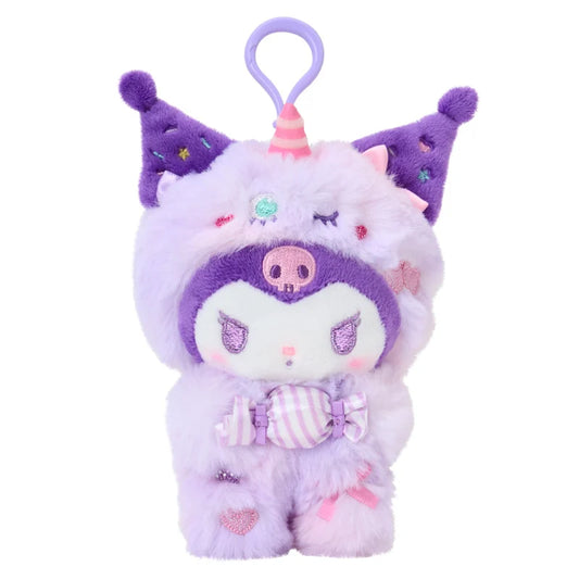 SANRIO | Kuromi Mascot Holder Bag Charm Keychain 120×75×160mm (Colorful Pop Monster)