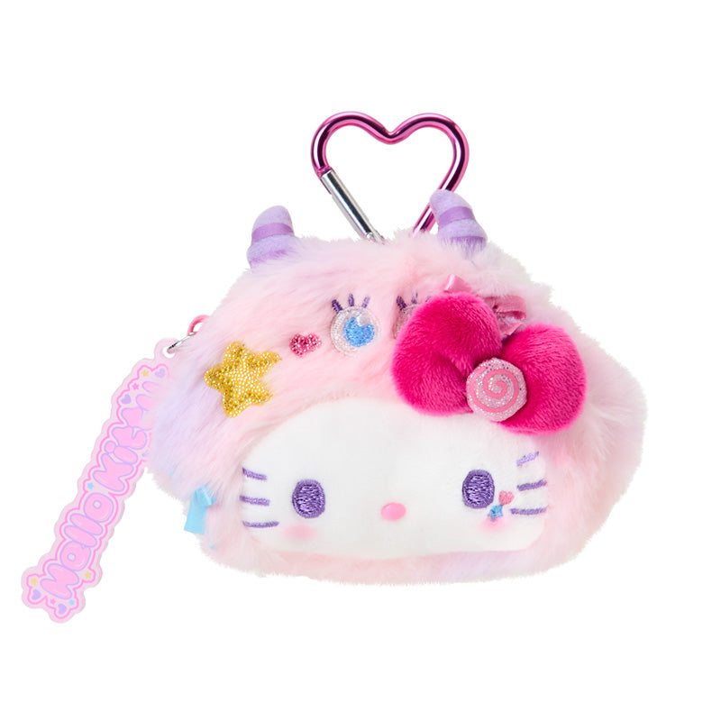 SANRIO | Hello Kitty Face-shaped Pouch Keychain 145×50×85mm (Colorful Pop Monster)