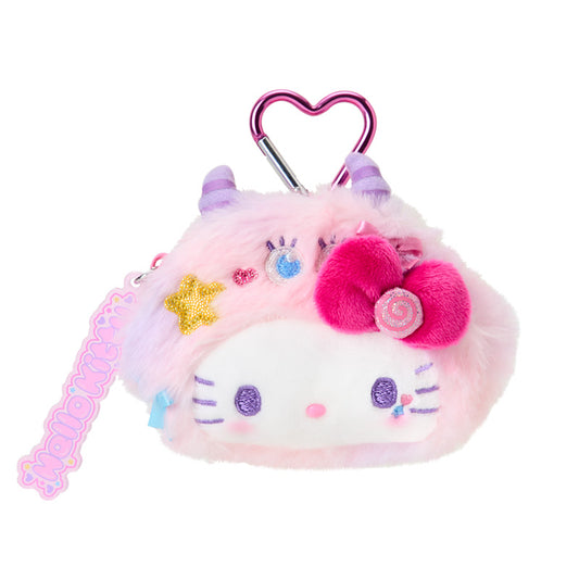 SANRIO | Hello Kitty Face-shaped Pouch Keychain 145×50×85mm (Colorful Pop Monster)