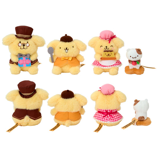 SANRIO | PomPomPurin Pom Pom Purin  Mini Plush Toy Set 340x80x130mm (Full And Happy Pudding 30th anniversary)