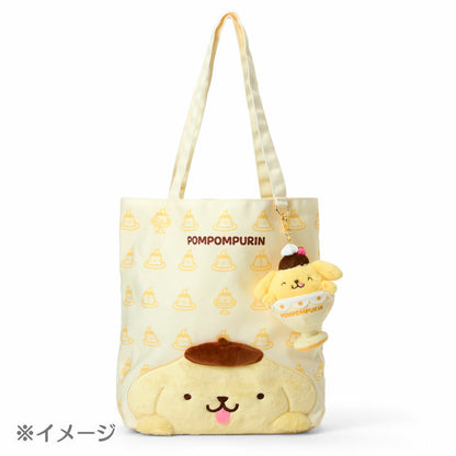 SANRIO | PomPomPurin Pom Pom Purin Mascot Holder Bag Charm Keychain 125x75x150mm (Full And Happy Pudding 30th anniversary)