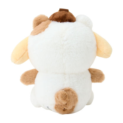 SANRIO | Pompompurin Pom Pom Purin Mascot Holder Bag Charm Keychain 140x70x155mm (Together With My Favorite Friends)