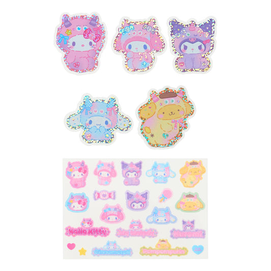 SANRIO | Sticker Set 135×4×120mm (Colorful Pop Monster)