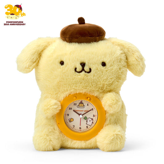 SANRIO | PomPomPurin Pom Pom Purin  Plush Alarm Clock 250x190x250mm (Full And Happy Pudding 30th anniversary)