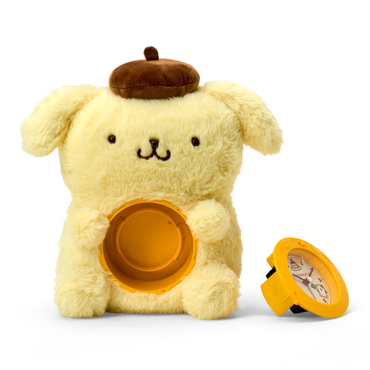 SANRIO | PomPomPurin Pom Pom Purin  Plush Alarm Clock 250x190x250mm (Full And Happy Pudding 30th anniversary)
