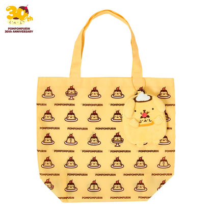 SANRIO | PomPomPurin Pom Pom Purin  Eco-Bag Keychain (Full And Happy Pudding 30th anniversary)