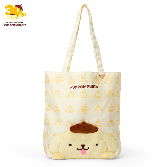 SANRIO | PomPomPurin Pom Pom Purin  Tote Bag 400x120x350mm (Full And Happy Pudding 30th anniversary)