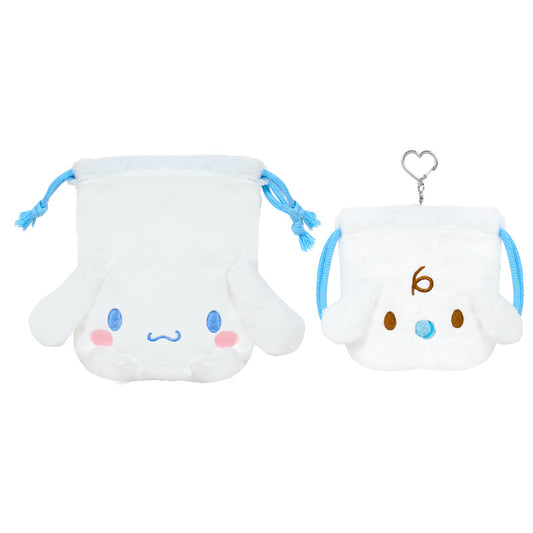 SANRIO| Cinnamoroll Drawstring Pouch 2 Piece Set (With My Favourite Friends)