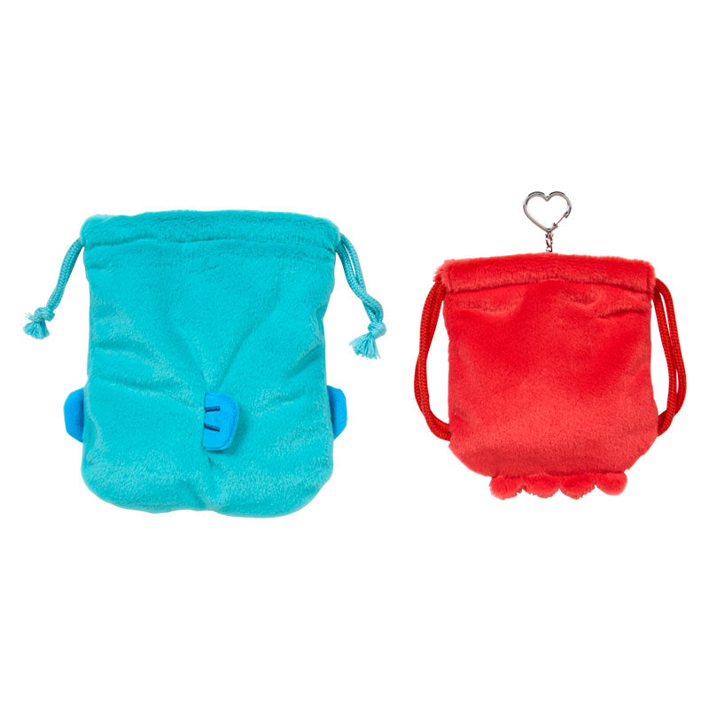 SANRIO| Hangyodon Drawstring Pouch 2 Piece Set (With My Favourite Friends)