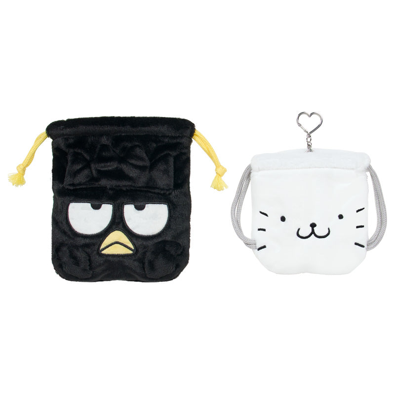 SANRIO| Badtz Maru Drawstring Pouch 2 Piece Set (With My Favourite Friends)