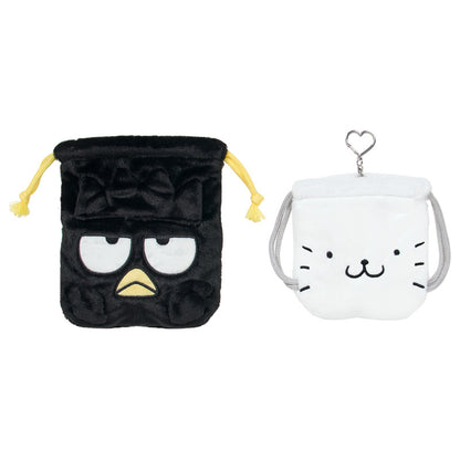 SANRIO| Badtz Maru Drawstring Pouch 2 Piece Set (With My Favourite Friends)