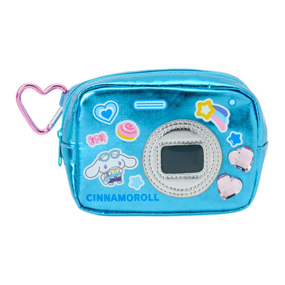 SANRIO | Cinnamoroll Metallic Pouch with Carabiner 125x55x85mm (Academy Sparkling Journey)
