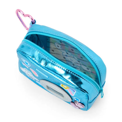 SANRIO | Cinnamoroll Metallic Pouch with Carabiner 125x55x85mm (Academy Sparkling Journey)