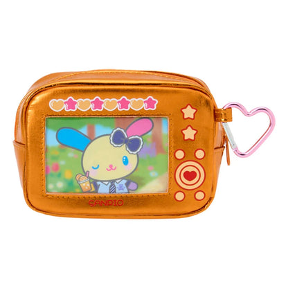 SANRIO | Usahana Metallic Pouch with Carabiner 125x55x85mm (Academy Sparkling Journey)