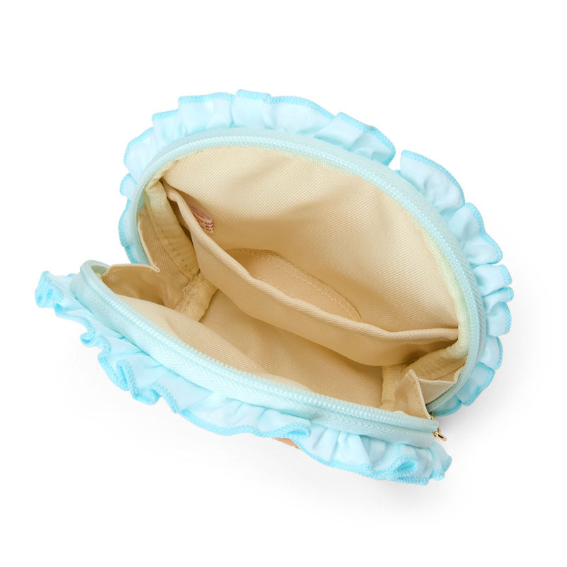 SANRIO | Frill Cosmetic Pouch 140×50×100mm (Happy Birthday Sugarbunnies Biscuit Design Series)
