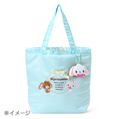 SANRIO | Frill Tote Bag 380×120×330mm (Happy Birthday Sugarbunnies Biscuit Design Series)