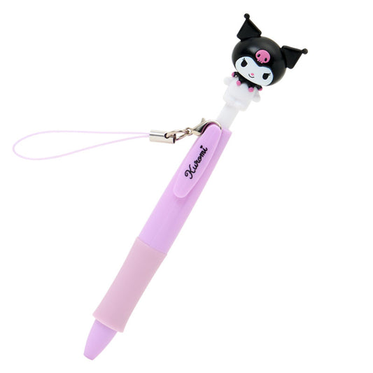 SANRIO | Kuromi Mini Mascot Ballpoint Pen & Keychain 24x15x115mm