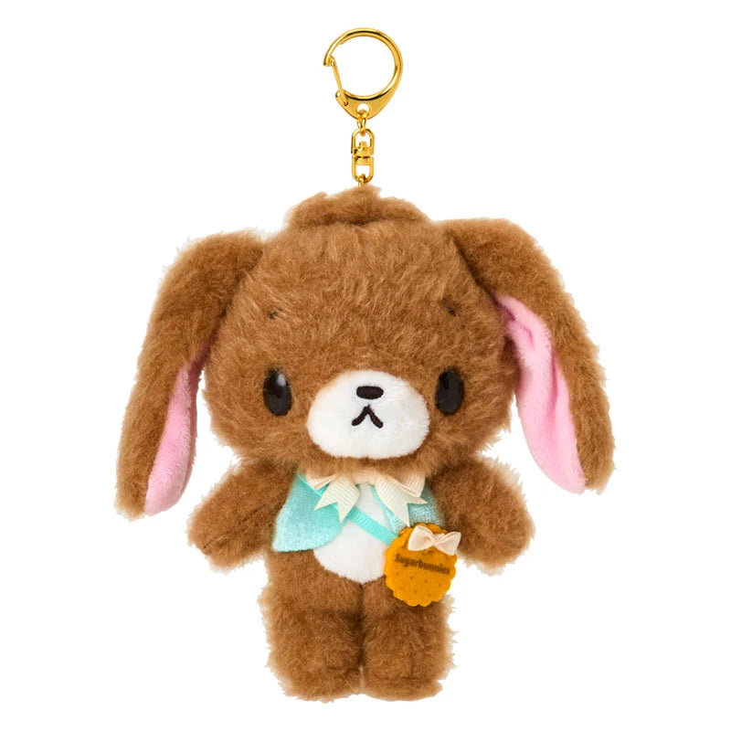 SANRIO | Kurousa Mascot Holder Bag Charm Keychain 150×65×145mm (Happy Birthday Sugarbunnies Biscuit Design Series)