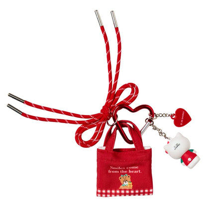 SANRIO | Hello Kitty Miniature Keychain Bag Charm (Tote Bag Carabiner Retro Nostalgia)