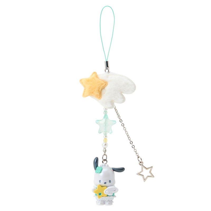 SANRIO | Pochacco Mascot Strap Phone Charm 30×25×40mm (Sparkling Wish)