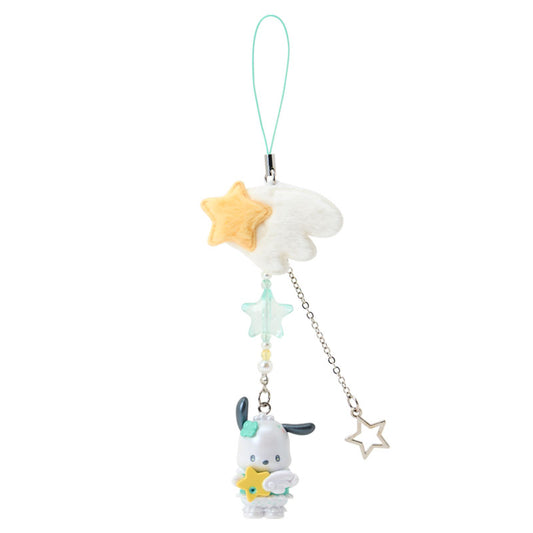 SANRIO | Pochacco Mascot Strap Phone Charm 30×25×40mm (Sparkling Wish)