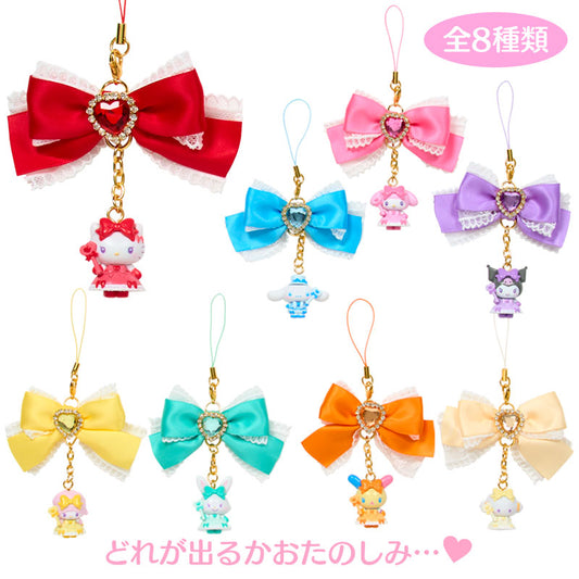 SANRIO | Secret Mascot Strap Ribbon Swinging Blind Box 60x30x70mm (Idol Colorful Dress)