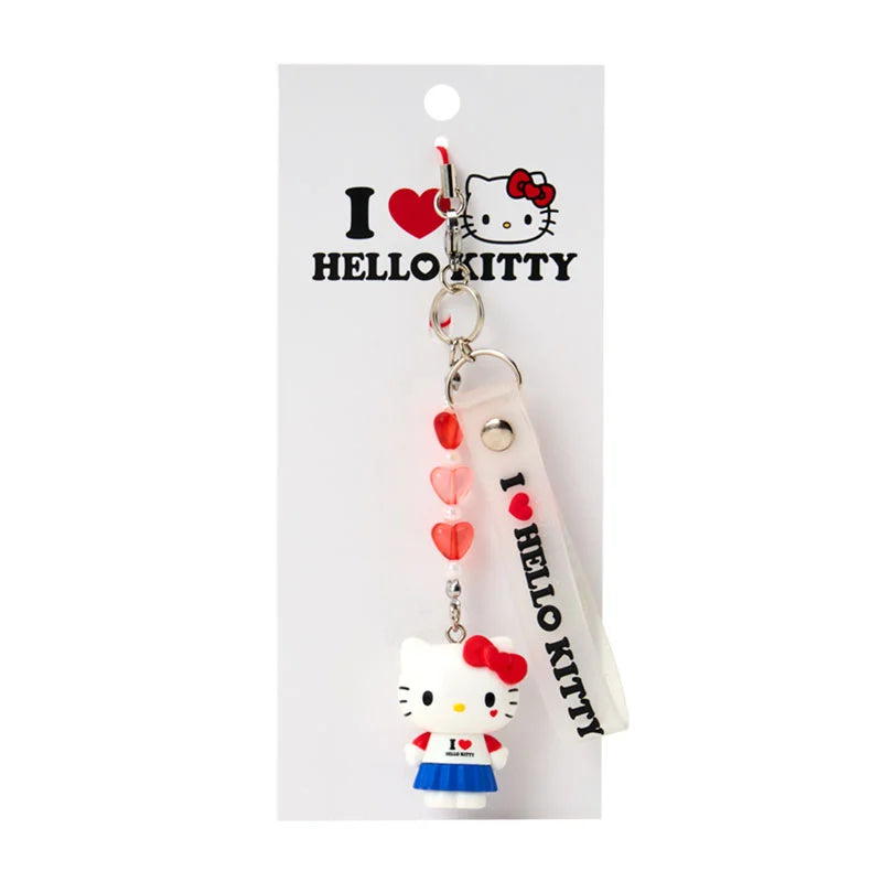 SANRIO | Hello Kitty Mascot Strap Phone Charm 40×24×45mm (I Love Sanrio Characters)