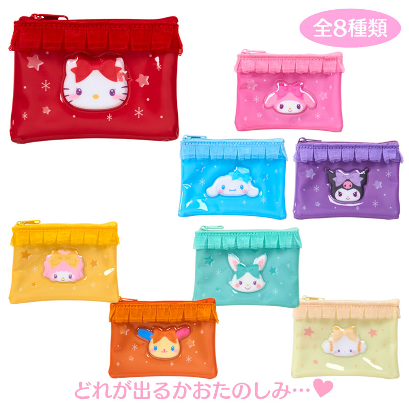 SANRIO | Secret Mini Flat Pouch Blind Box 80×9×110mm (Idol Colorful Dress)