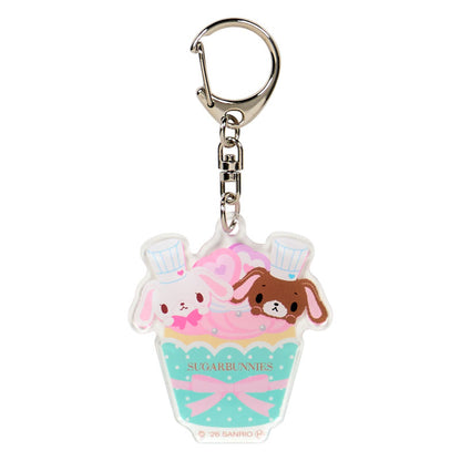 SANRIO | Sugarbunnies Secret Acrylic Keychain Blind Box 60×50mm (Love Sweets)