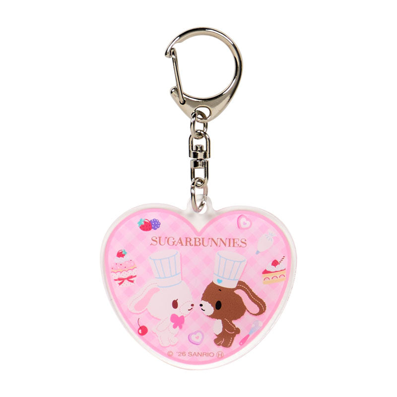SANRIO | Sugarbunnies Secret Acrylic Keychain Blind Box 60×50mm (Love Sweets)