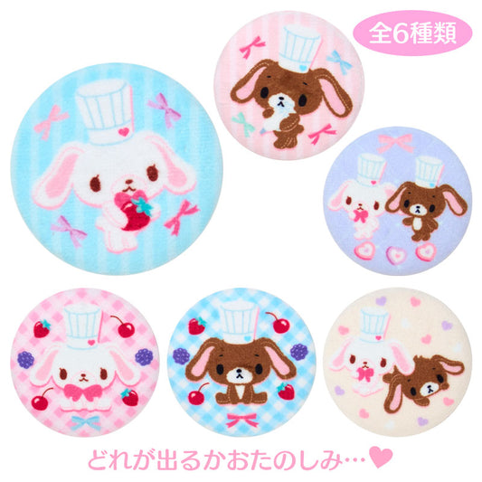 SANRIO | Sugarbunnies Secret Fluffy Can Badge Blind Box 55×5x55mm (Love Sweets)