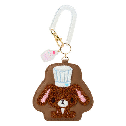 SANRIO | Sugarbunnies Kurousa Die-cut Pass Case Keychain 110×100mm (Love Sweets)