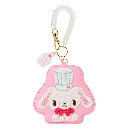 SANRIO | Sugarbunnies Shirousa Die-cut Pass Case Keychain 110×100mm (Love Sweets)