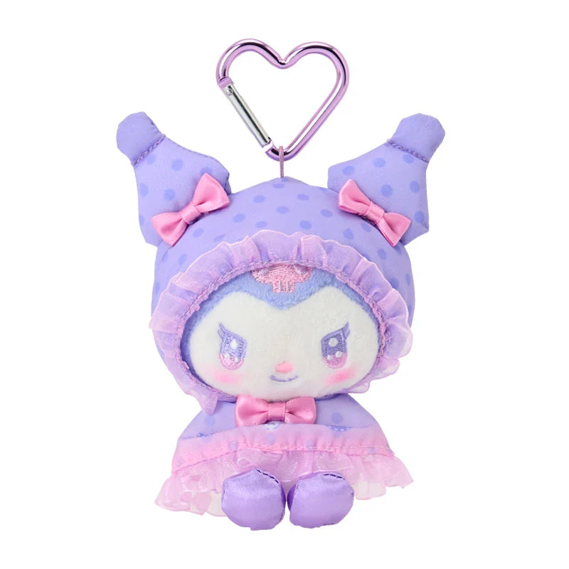 SANRIO | Kuromi Mascot Holder Bag Charm Keychain 120×75×135mm (Sweet Rain Collection Raincoat)