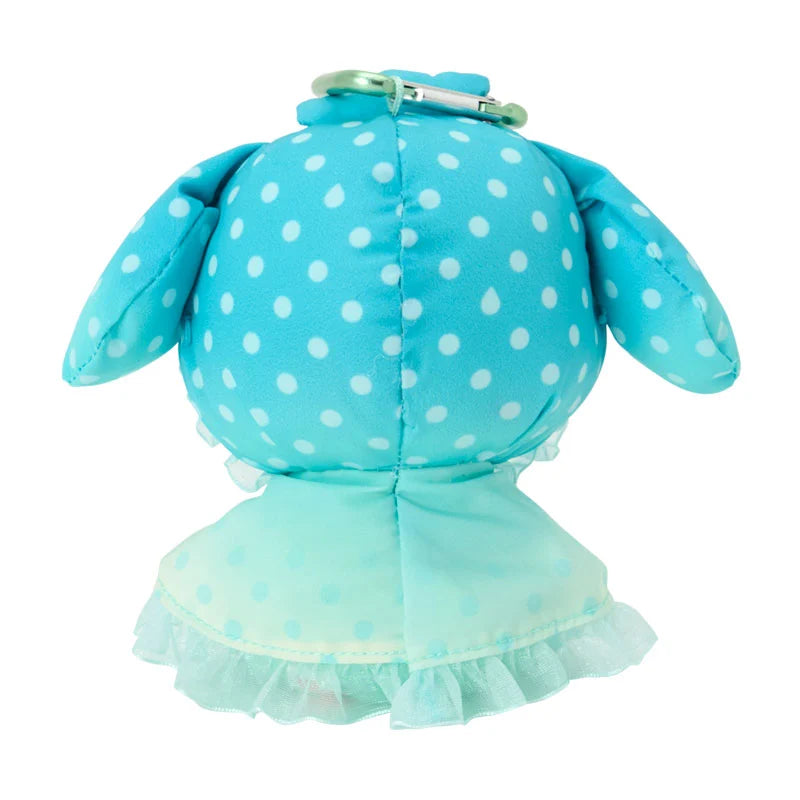 SANRIO | Pochacco Mascot Holder Bag Charm Keychain 120×75×135mm (Sweet Rain Collection Raincoat)