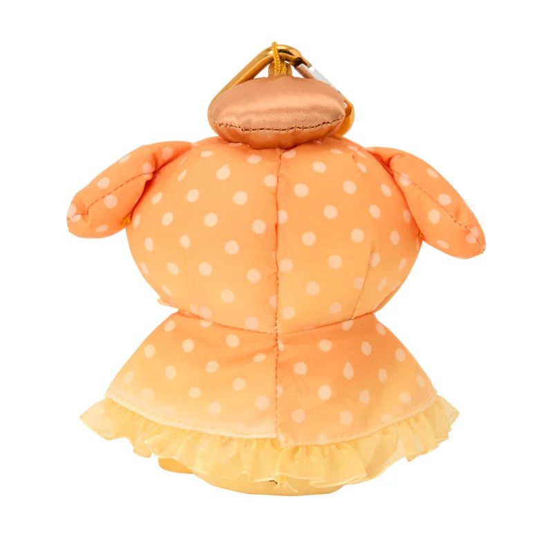 SANRIO | Pompompurin Pom Pom Purin Mascot Holder Bag Charm Keychain 120×75×135mm (Sweet Rain Collection Raincoat)