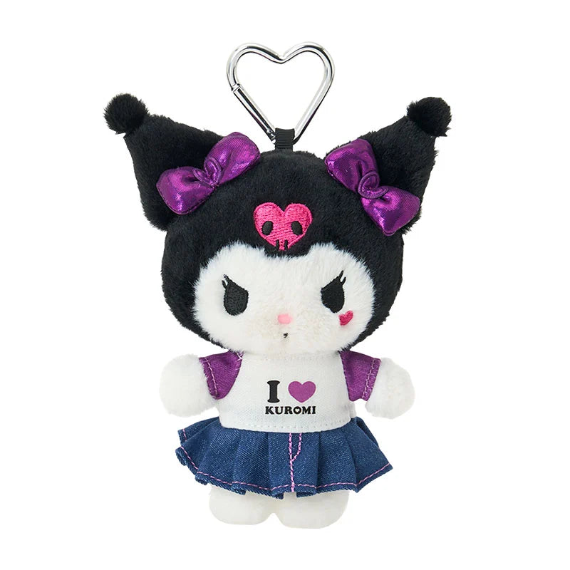 SANRIO | Kuromi Mascot Holder Bag Charm Keychain 150×55×105mm (I Love Sanrio Characters)