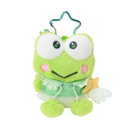 SANRIO | Keroppi Plush Mascot Holder Keychain Bag Charm 115×65×130mm (Sparkling Wish)